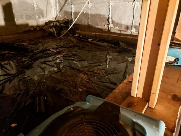 Crawlspace Water Cleanup in Santa Rosa Beach